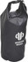 Aqua Dry Bag in black with a carry strap and a logo on the front. Features a roll-top design for waterproofing.