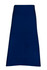 A long waist apron in navy blue made from 100% cotton canvas, featuring a front pocket and a logo.