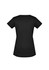 A black Women's Streetworx Tee featuring a simple design and a logo on the back.
