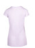 A light purple women's athletic T-shirt with short sleeves and a plain back, featuring a small logo.