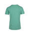 A green heavy marl T-shirt featuring a simple design and short sleeves, with a logo on the back.