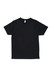 A black unisex Earth Care T-shirt featuring a classic crew neck design and a branding label.