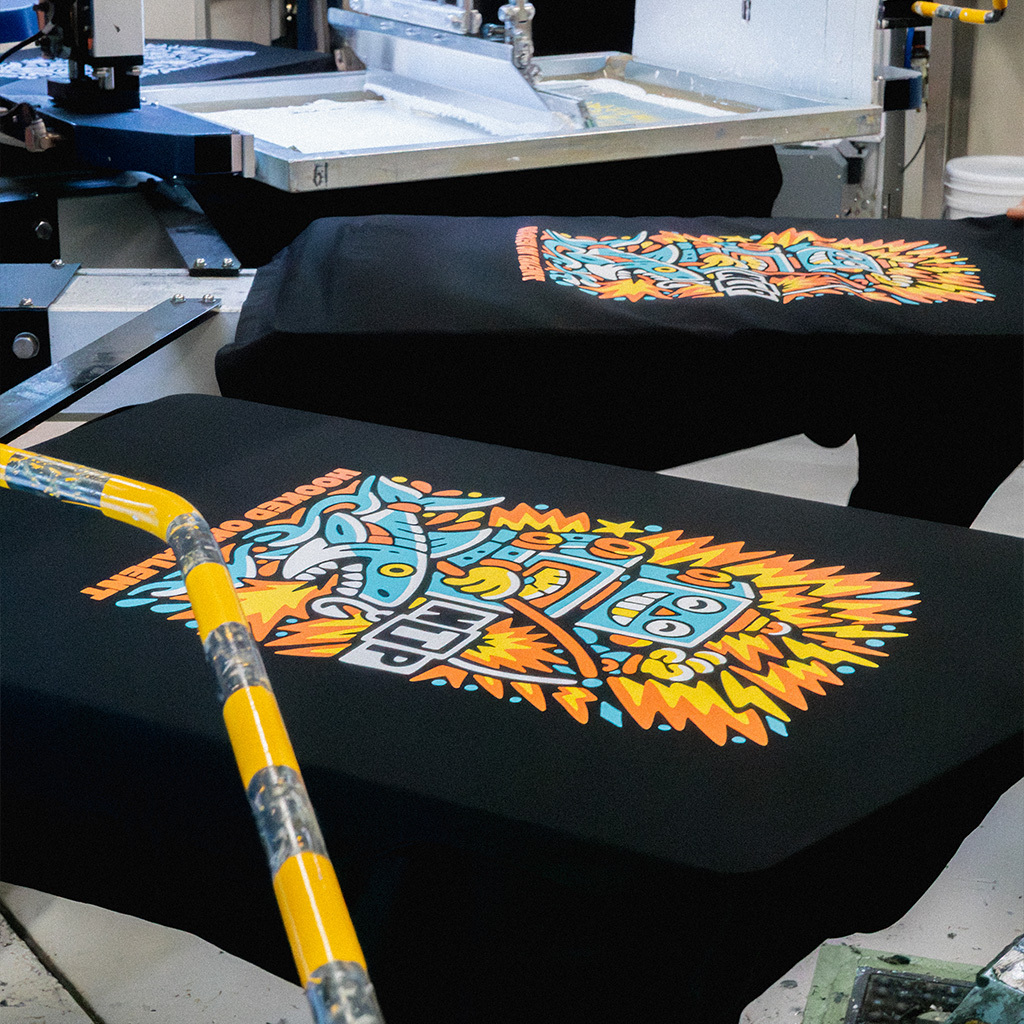 <p>4-colour print for NTP Talent with artwork from Sindy Sinn</p>