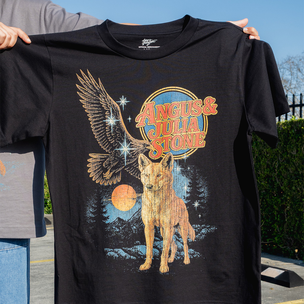 DTG printed Angus and Julia stone tee