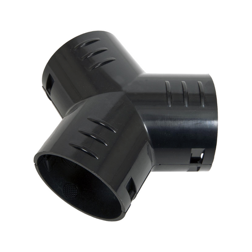 2'' Plastic Hose Connector.  Connects 2'' Duct Hose for multiple outlet ducts.