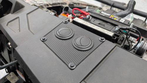 Massimo TBoss 550 | 560 Ice Crusher Cab Heater With Defrost Angled view Massimo TBoss 550 | 560 Ice Crusher Cab Heater With Defrost Angled view