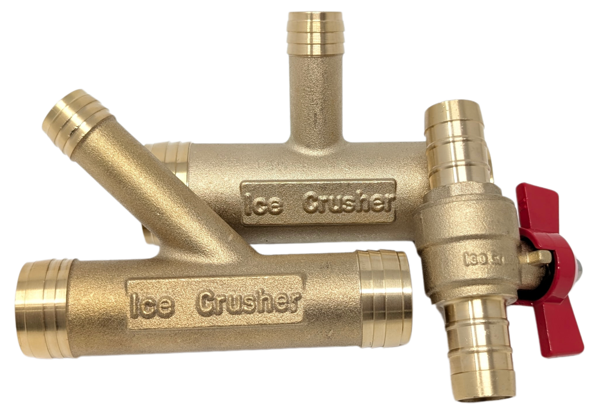 Ice Crucher Heaters Coolant Control Y Fitting Shut-off Valve 