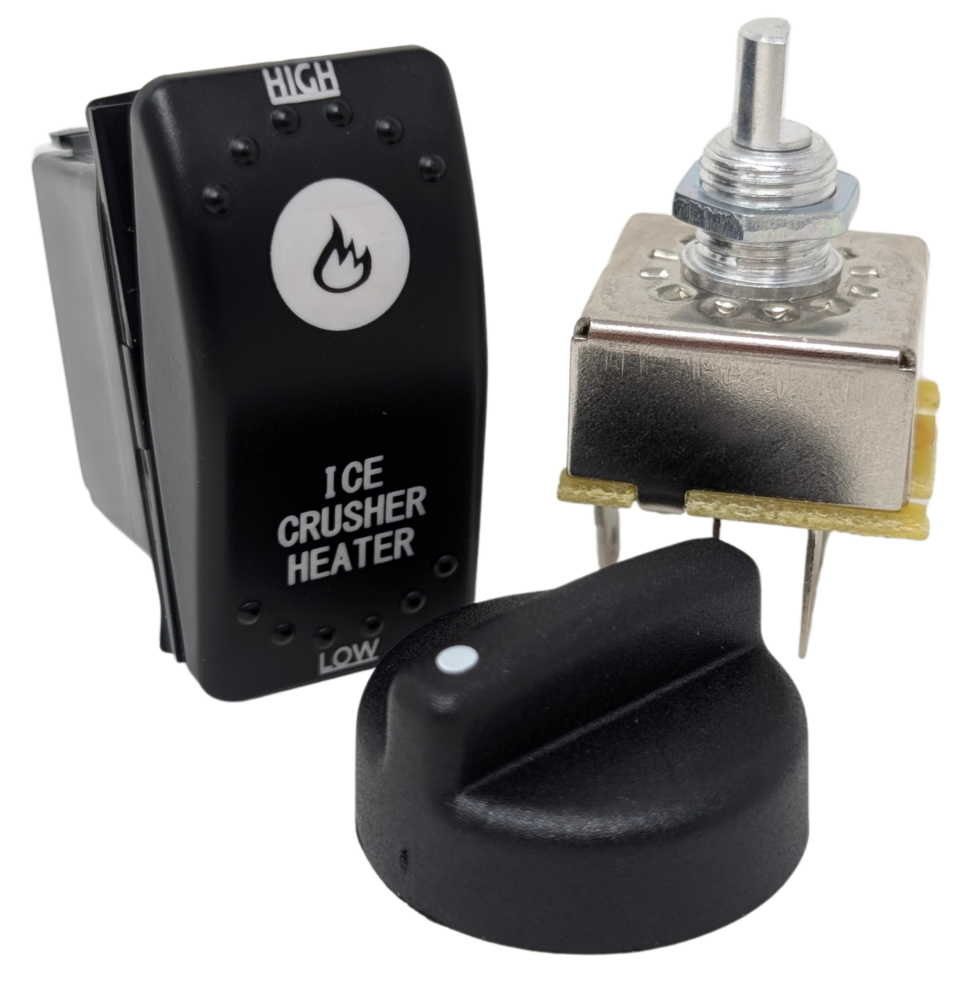 Ice Crusher Heaters Electrial Dash Switch  3 Speed Fan Switch Knob
