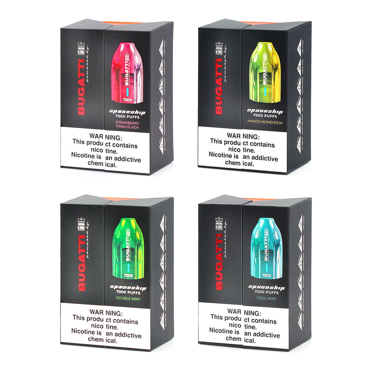 Aroma King Bugatti Spaceship 7000 Puffs Disposable Vape Aroma King Bugatti Spaceship 7000 Puffs Disposable Vape