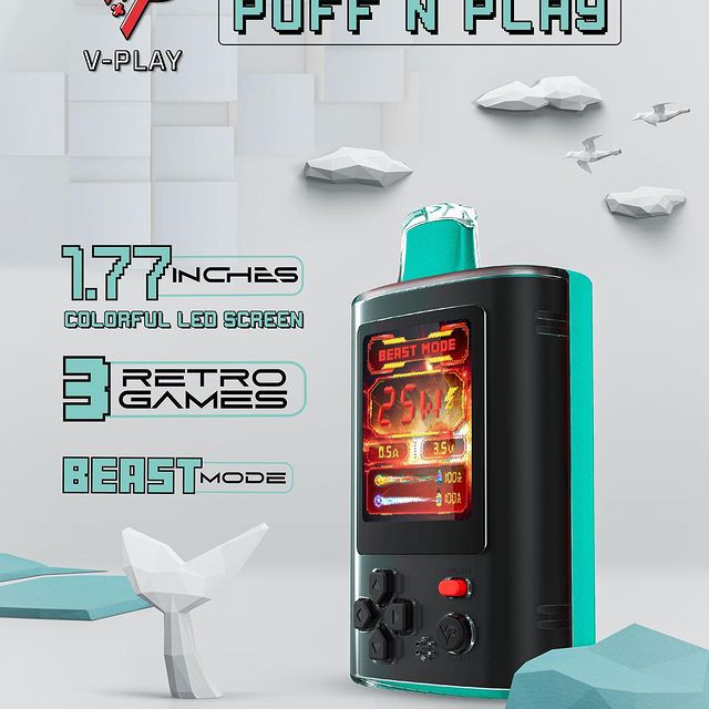 Craftbox V-Play 20K Disposable Vape with Built in Gaming System 25mL - 5 Pack Craftbox V-Play 20K Disposable Vape with Built in Gaming System 25mL - 5 Pack