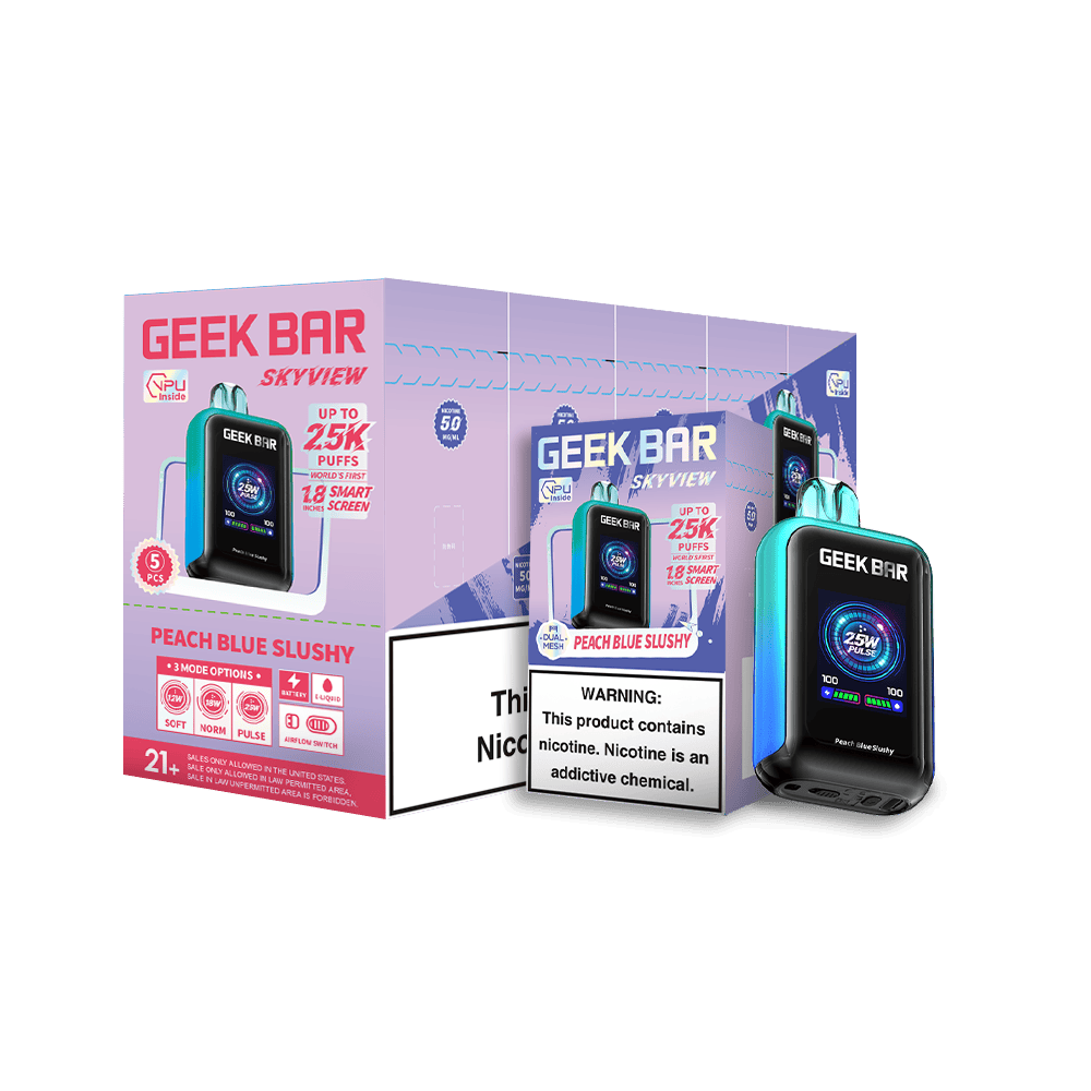 Geek Bar Skyview Disposable 5% 25K - 5 Pack Geek Bar Skyview Disposable 5% 25K - 5 Pack