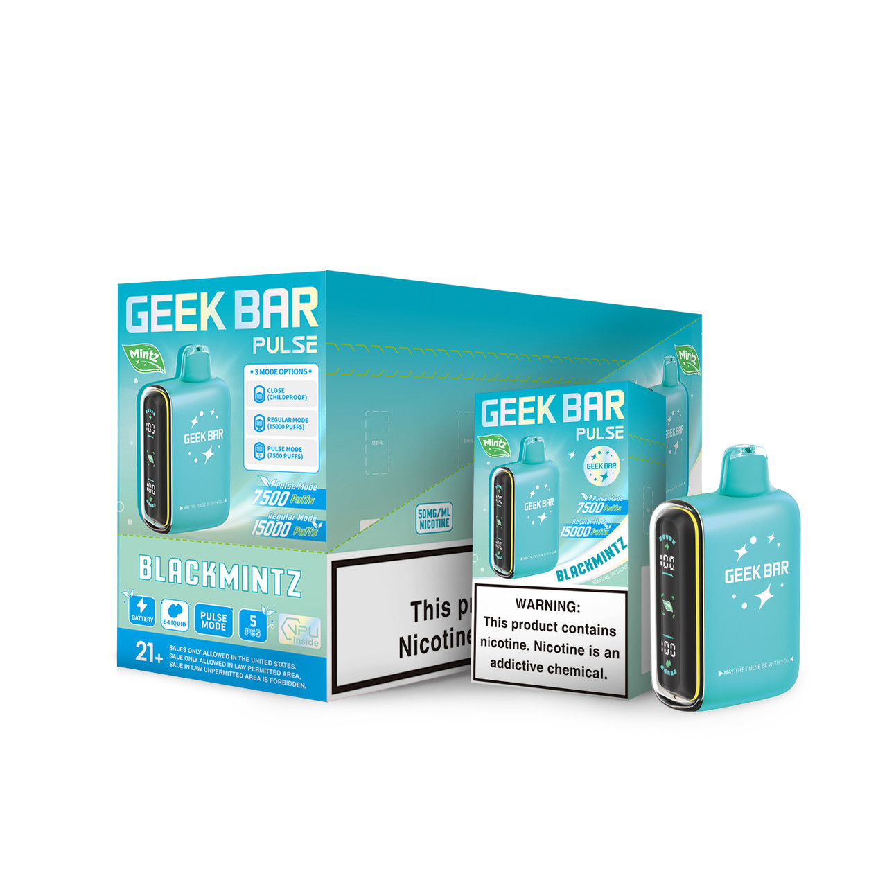 Geek Bar Icy Mintz Flavor Geek Bar Pulse Disposable Vape – .99 Geek Bar  Pulse MINTZ Edition Disposable Vape