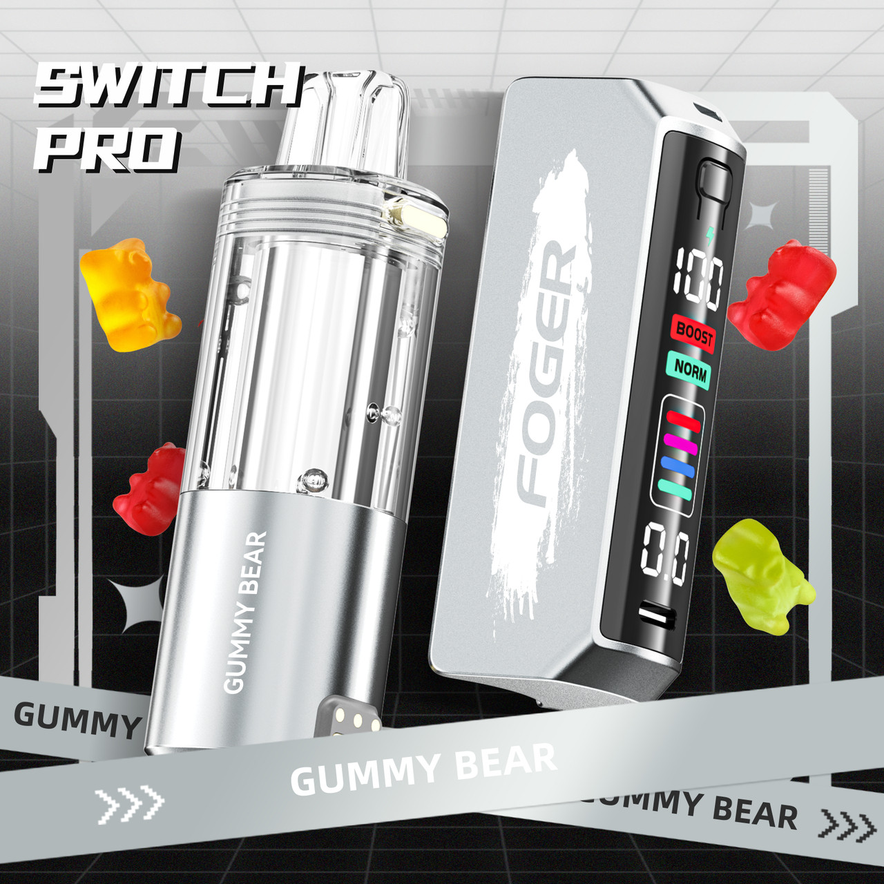 Foger Switch Pro Pre-Filled Disposable Pod 5-Pack Foger Switch Pro Pre-Filled Disposable Pod 5-Pack