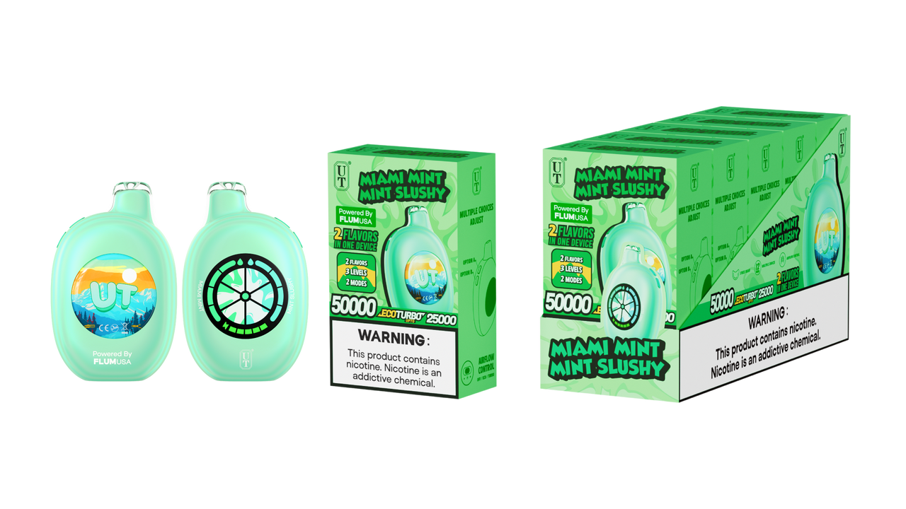 Flum UT Bar 50K Disposable Vape 5%- 5 pack Flum UT Bar 50K Disposable Vape 5%- 5 pack