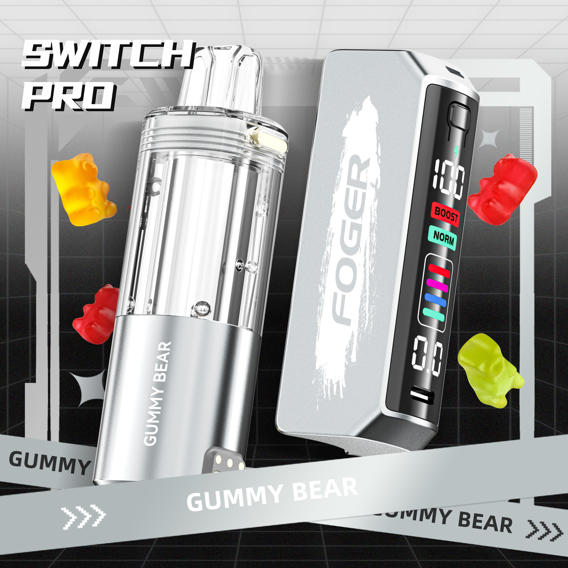 elf bar vape uk Shop Foger Switch Pro Pods: 30K Puffs in Flavor Variety main image 1