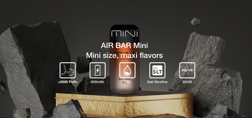 Air Bar Mini Rechargeable Vape 2000 Puffs - 10 Pack