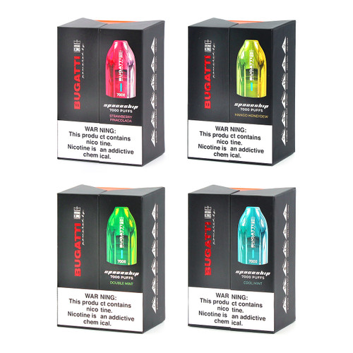 Aroma King Bugatti Spaceship 7000 Puffs Disposable Vape - 10 Pack