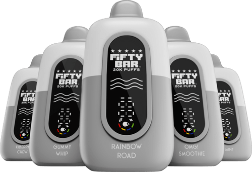 Fifty Bar 20K Disposable 5% (White Series) - 5 Pack