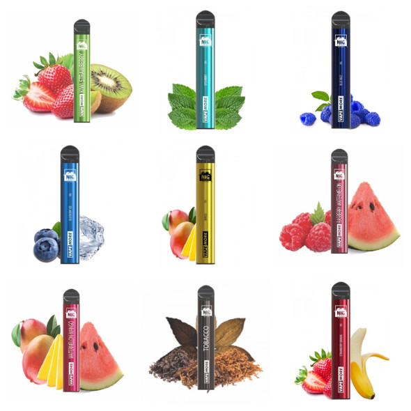 Nic Less Plus 0mg Vape 2000 Puffs - 10 Pack