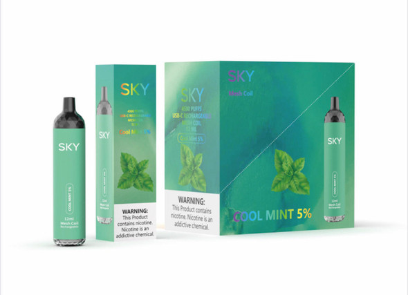 Sky Rechargeable Disposable 4500 Puffs - 10 Pack Sky Rechargeable Disposable 4500 Puffs - 10 Pack