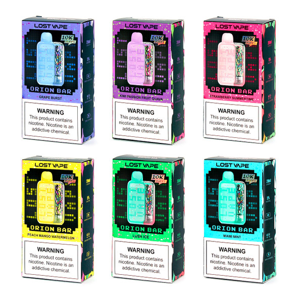 Lost Vape Orion Bar 10000 Puffs Disposable Vape - 5 Pack Lost Vape Orion Bar 10000 Puffs Disposable Vape - 5 Pack