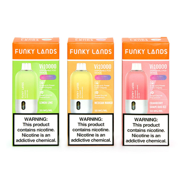 Funky Lands Vi10000 Disposable Vape - 5 Pack Funky Lands Vi10000 Disposable Vape - 5 Pack