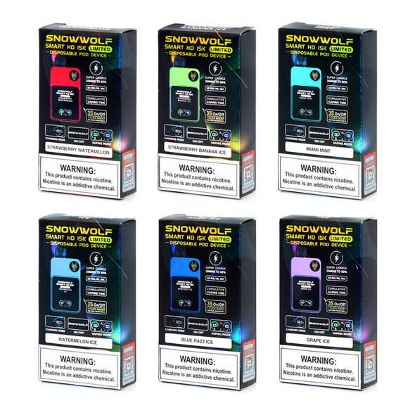 Snowwolf Smart HD 15k Disposable Vape - 5 Pack Snowwolf Smart HD 15k Disposable Vape - 5 Pack
