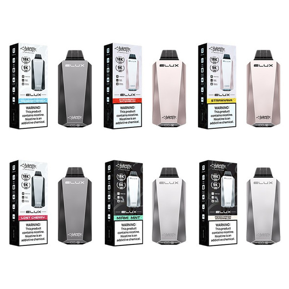 Elux Cyberover 18k Puffs Disposable Vape - 5 Pack Elux Cyberover 18k Puffs Disposable Vape - 5 Pack
