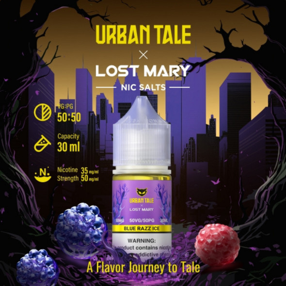 Urban Tale x Lost Mary Nicotine Salt E-Liquid - 10 Pack Urban Tale x Lost Mary Nicotine Salt E-Liquid - 10 Pack