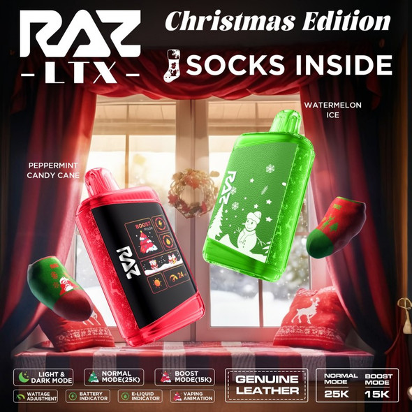 RAZ LTX 25K Christmas Edition Disposable 5%- 5 PACK