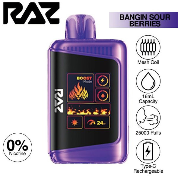 Raz LTX 25K Zero Nicotine - 5 Pack Raz LTX 25K Zero Nicotine - 5 Pack