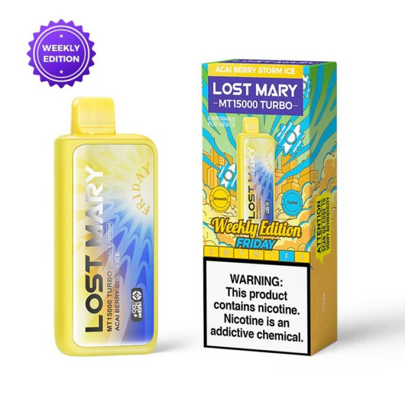 Lost Mary MT15000 Turbo Weekly Edition - 5 Pack Lost Mary MT15000 Turbo Weekly Edition - 5 Pack