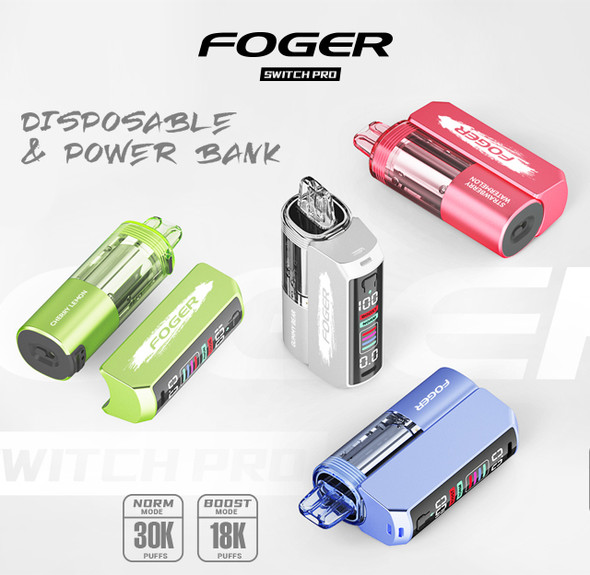 Foger Switch Pro Disposable Vape Kit 5% 5-Pack