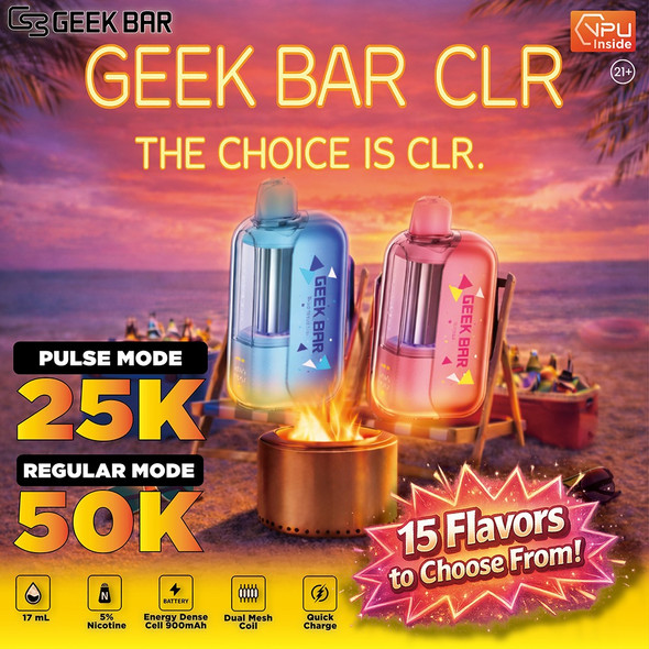 Geek Bar CLR Disposable 5%