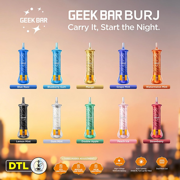 Geek Bar Burj Disposable (5-Pack)