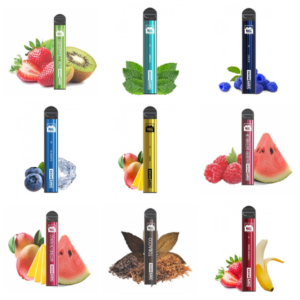 Nic Less Plus 0mg Vape 2000 Puffs - 10 Pack