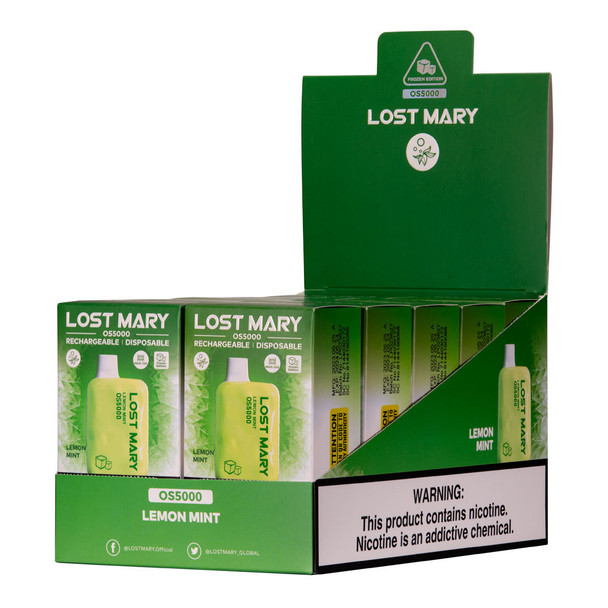 Lost Mary OS5000 Frozen Edition Disposable Vape - 10 Pack
