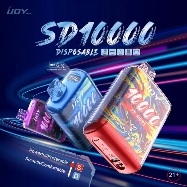 iJoy Bar SD10000 Disposable Vape - 5 Pack