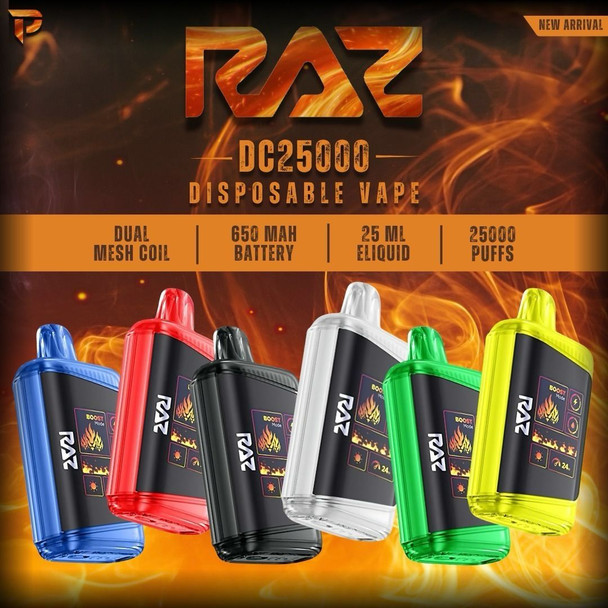 RAZ DC25000 Disposable - 5 Pack