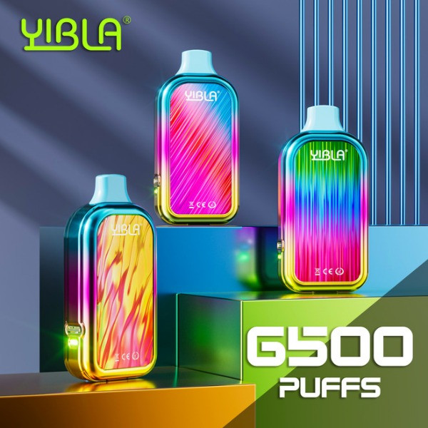 Yibla Rechargeable  6500  Puffs- 10 Pack