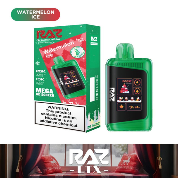 RAZ LTX 25K Christmas Edition Disposable 5%- 5 PACK
