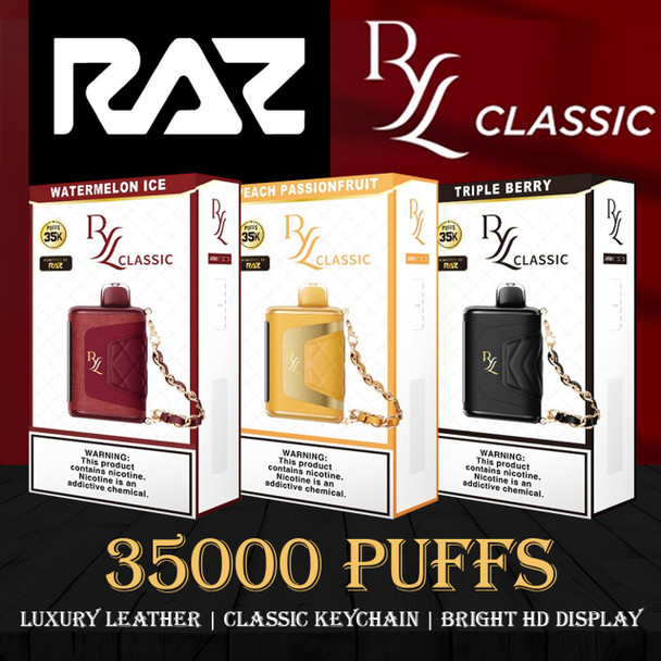 RAZ RYL Classic 35K Disposable Vape – 5 Pack