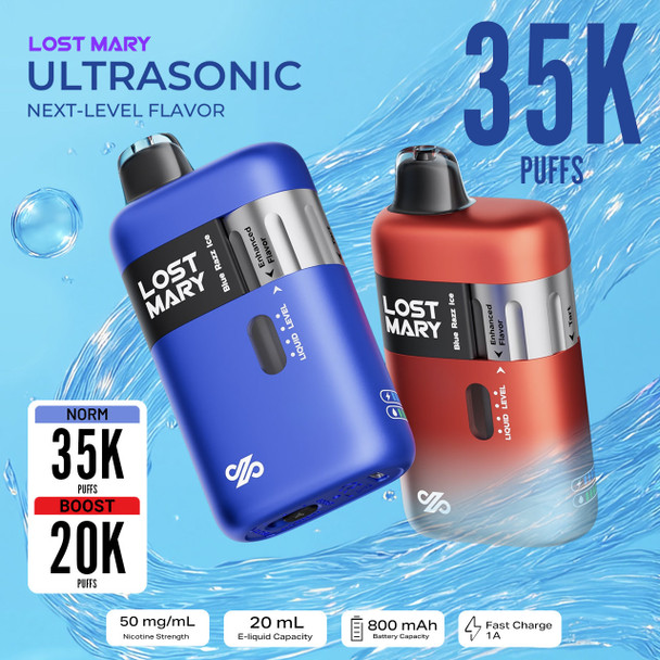 Lost Mary Ultrasonic 35K Disposable Vape (Full Box)