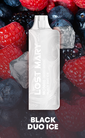 Lost Mary MO5000 Frozen Edition Disposable Vape Black Duo Ice