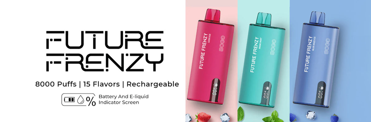 Future Frenzy 8000 Puffs Rechargeable Vape All Flavors