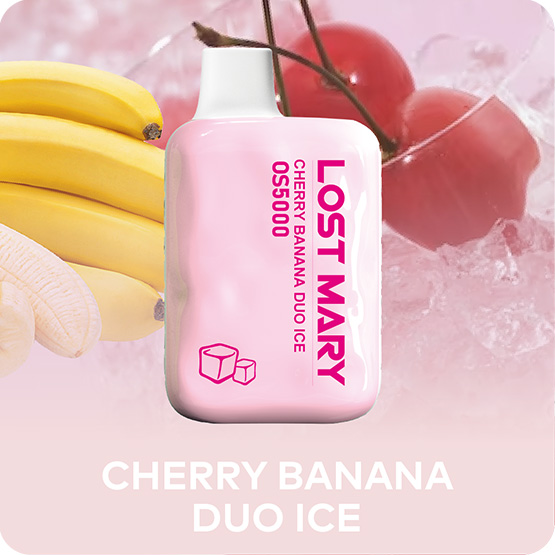 Lost Mary OS5000 Frozen Edition Disposable Vape Cherry Banana Duo Ice