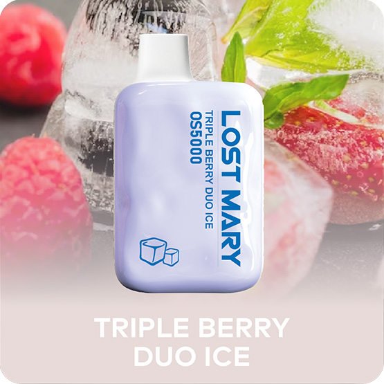 Lost Mary OS5000 Frozen Edition Disposable Vape Triple Berry Duo Ice