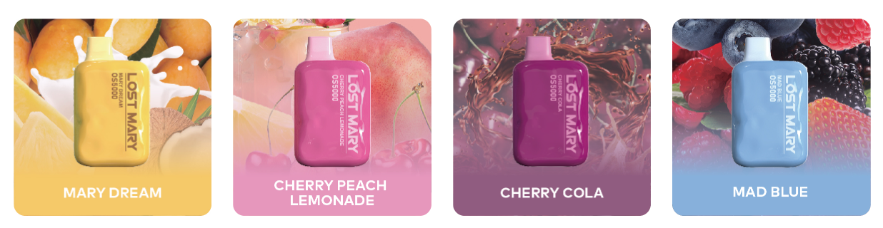 Lost Mary OS5000 Disposable Vape Flavors View 3