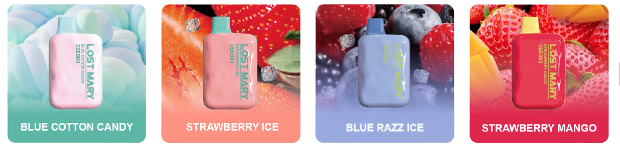 Lost Mary OS5000 Disposable Vape Flavors View 3