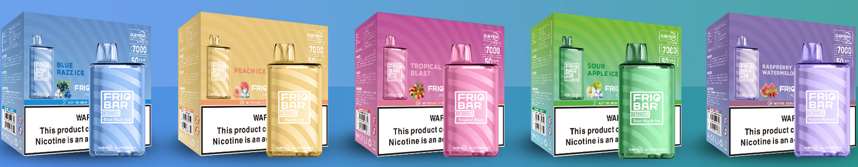 Frio Bar DB7000 Disposable Vape Flavors